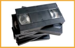 VHS tapes